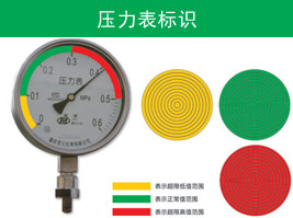 壓（yā）力表標識（shí）